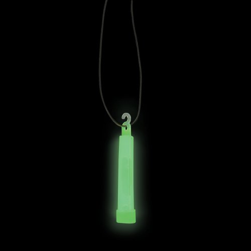 ''JR28794 4'''' Green GLOW STICK Necklace''